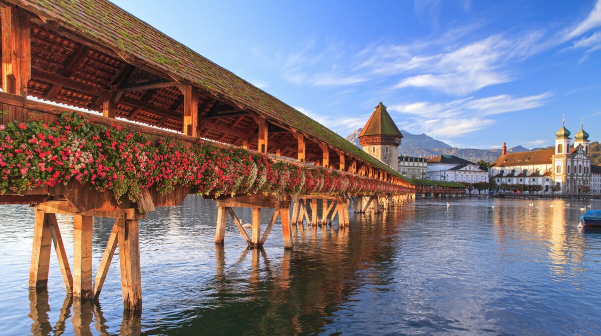 Most u Luzernu, putovanje Švicarka, autobusna putovanja, mondo travel