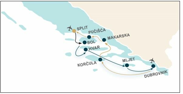 Krstarenje Jadranom,  Split-Split