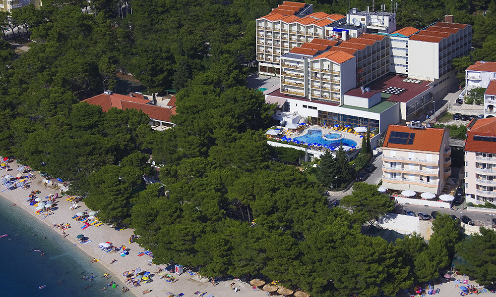 Baška Voda, Hotel Horizont, panorama