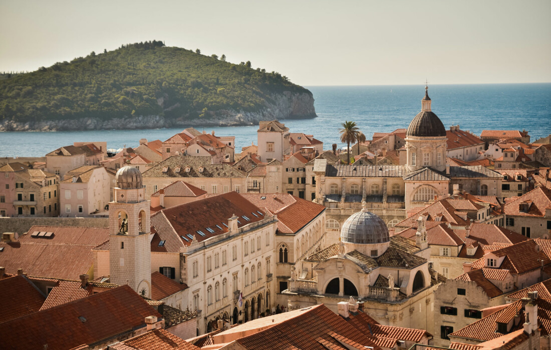 Dubrovnik, Palmotta Palace, pogled na krovove