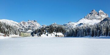 Skijanje u Italiji, skijalište Cortina d’Ampezzo, Grand hotel Misurina, zima