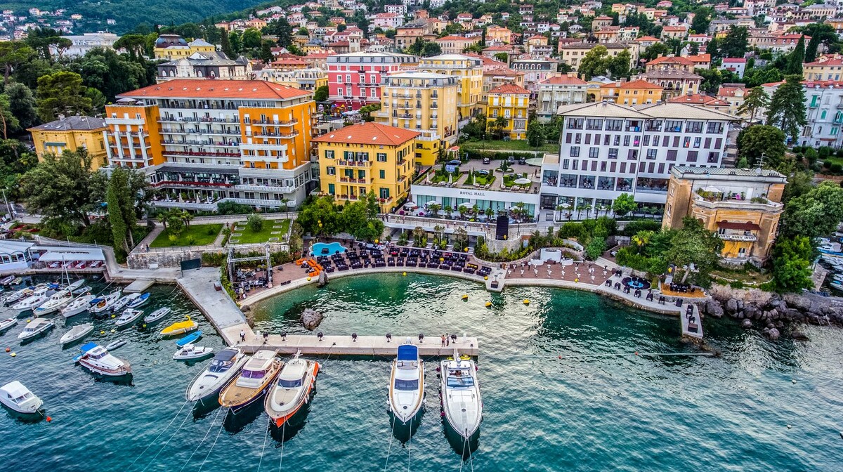 Hrvatska, Grand Hotel 4 opatijska cvijeta, panorama