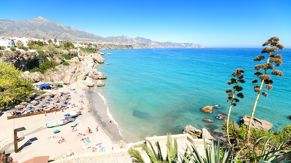 Predivna plaža  na Costa del Sol, putovanje Andaluzija