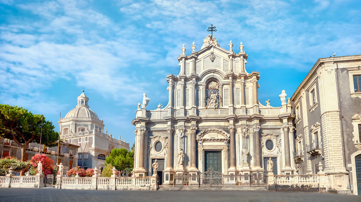 Catania, sicilija, posebnim zrakoplovom