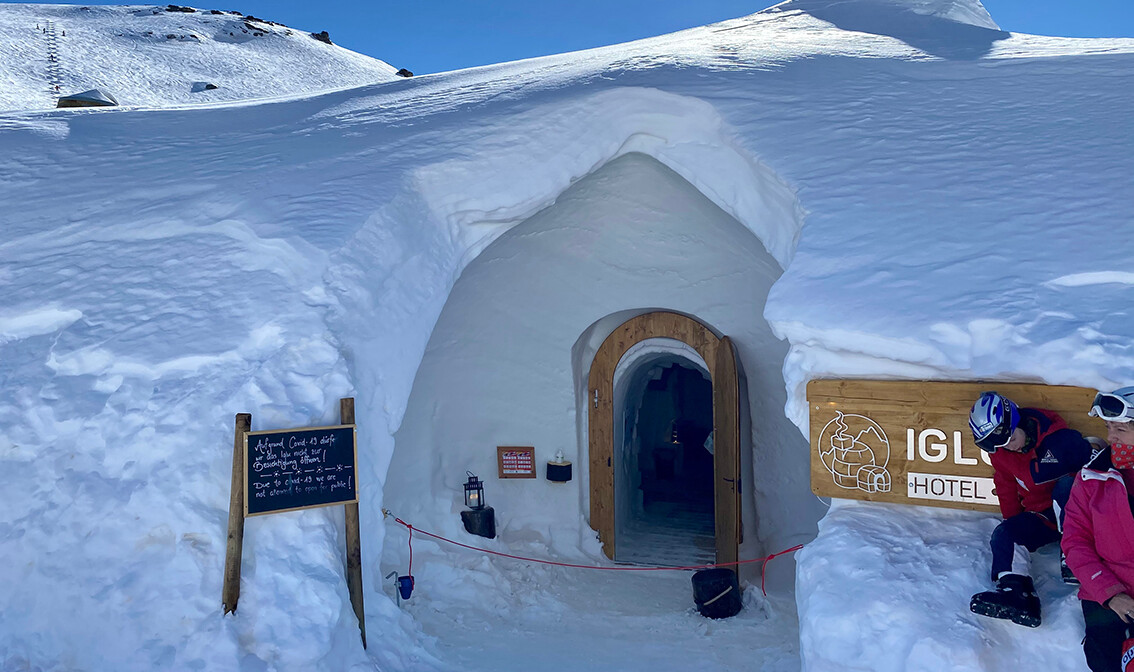 Iglu, selo od leda, skijanje Zermatt, Švicarska, individualni polasci