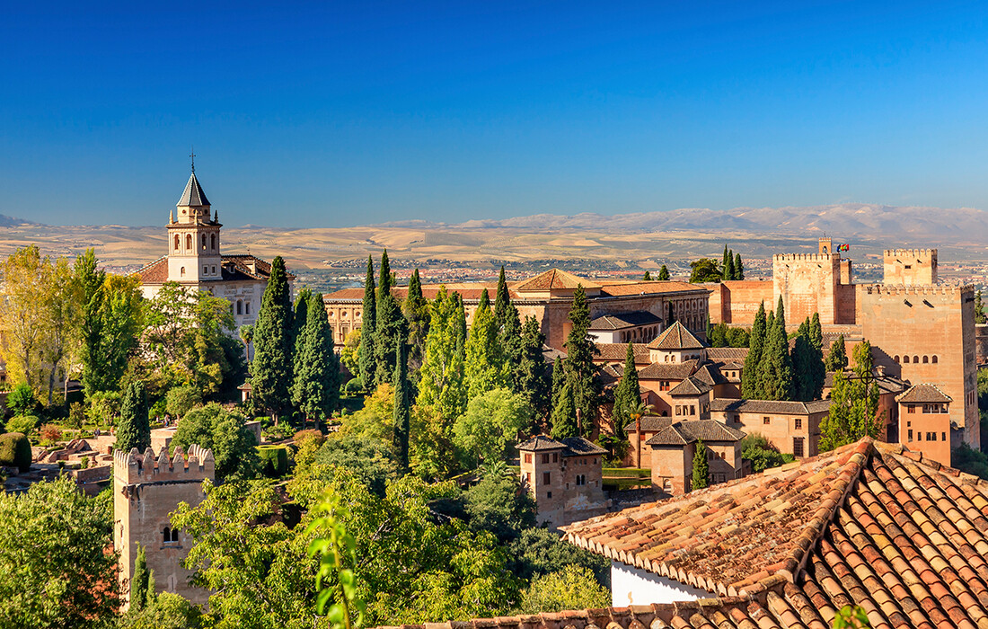 Palač Alhambra, putovanje u Andaluziju