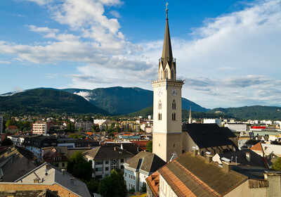 panoramski pogled grada Villacha, autobusna putovanja, Mondo travel, europska putovanja