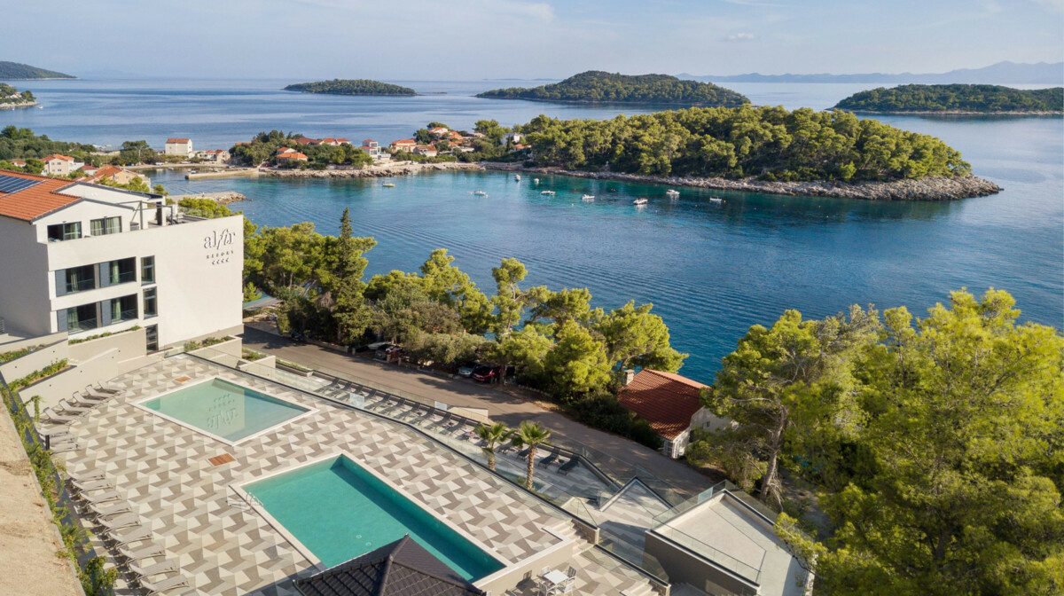 Hotel Alfir, Blato, Korčula, pogled na otočiće