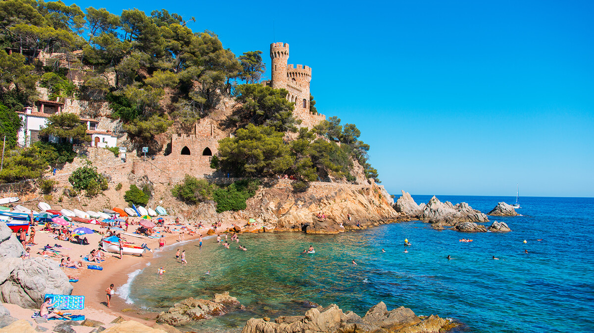 Costa Brava  - Lloret de Mar beach