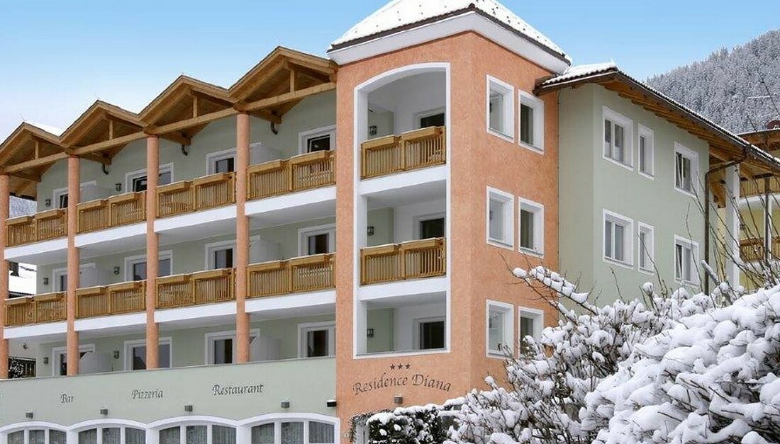 Skijanje u Italiji, skijalište Kronplatz, Residence Diana, pogled izvana