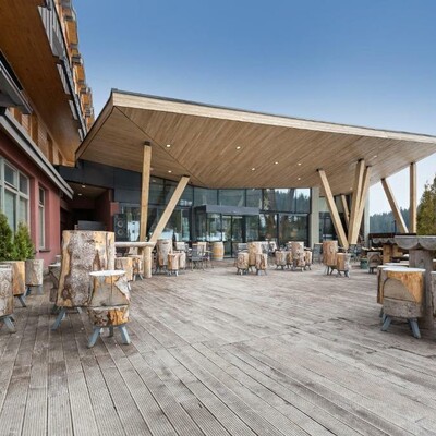 Jahorina, Aparthotel Vučko, terasa