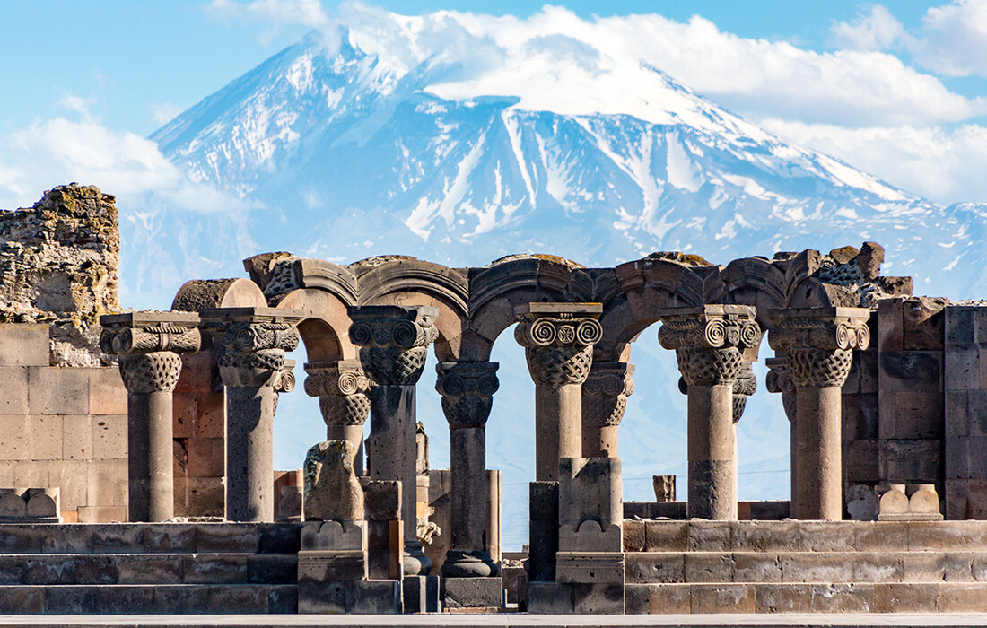 Armenia -  Zvartnos temple in Yerevan