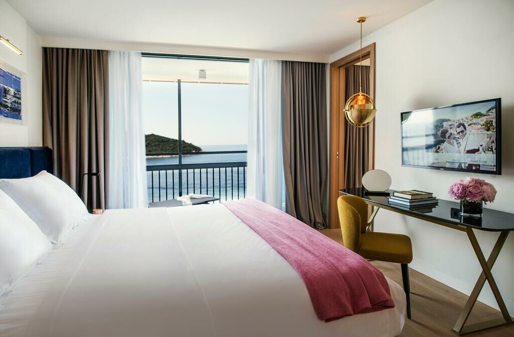 Dubrovnik, Hotel Excelsior, soba sa balkonom,pogled more