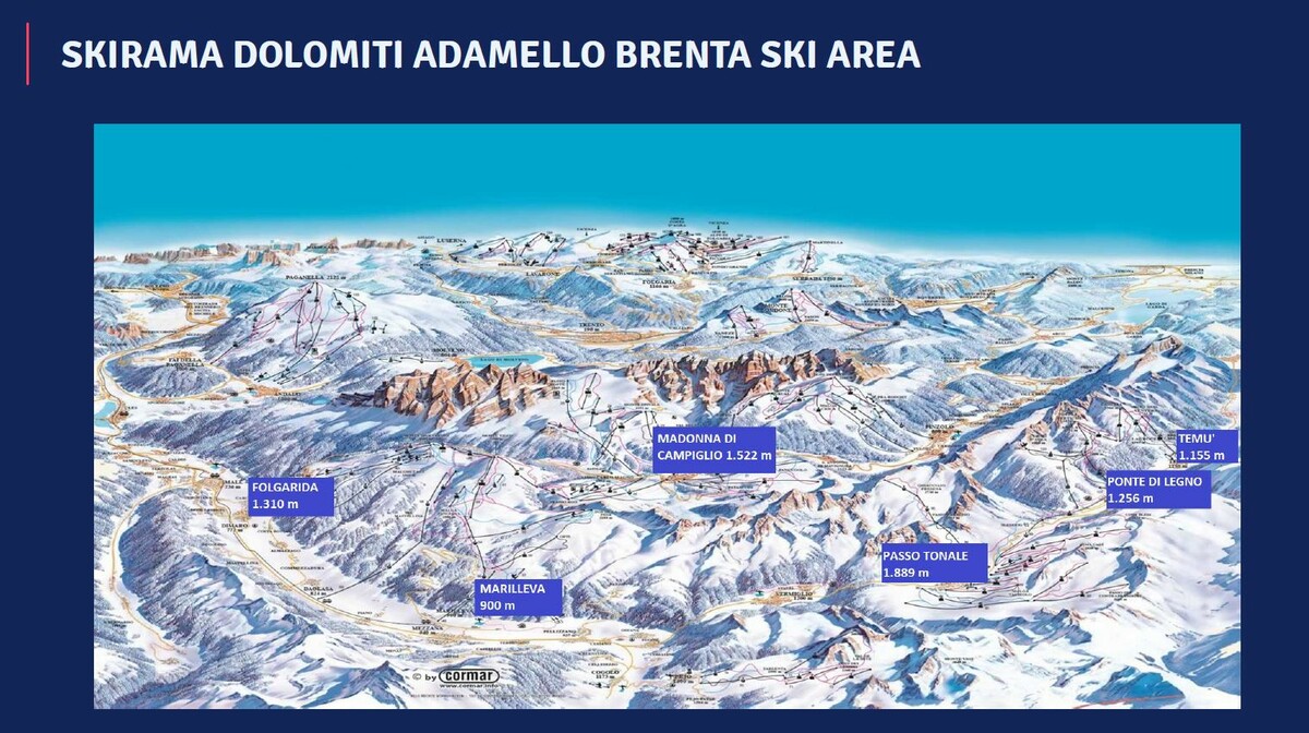 Ski Rama karta ski staza