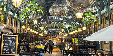 tržnica na Covent Gardenu, putovanje u London, grupno putovanje