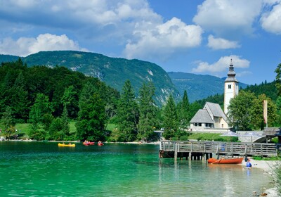 Slovenija, Bohinjsko jezero, Bohinj, priroda i vožnja kajacima