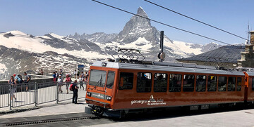 Gornergrat vlak od Zermatta do Gornergrata, skijanje Zermatt, putovanje Švicarska