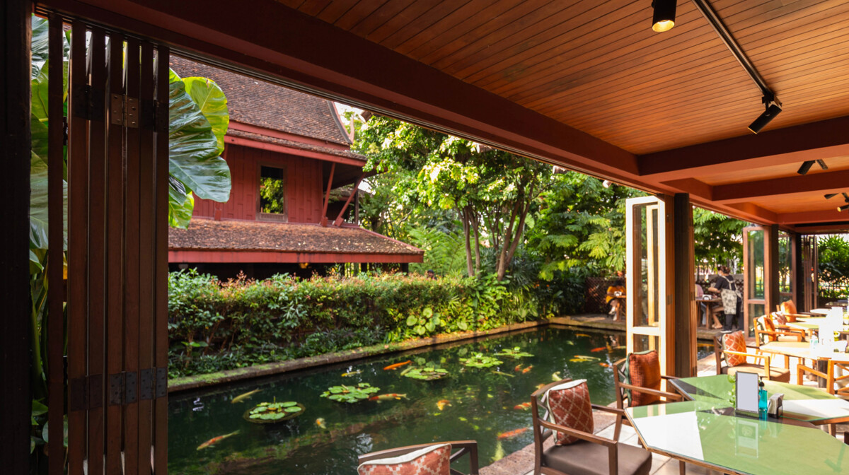 Tajland, Bangkok, Pogled na Jim Thompsons house