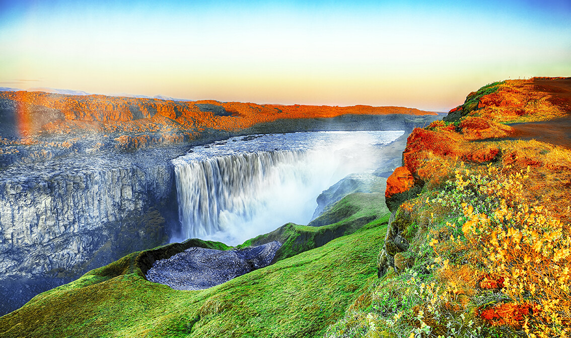 Island, Detifoss, najmoćniji vodopad u Europi