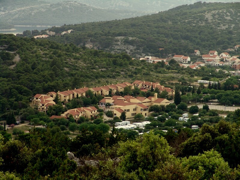 Apartmansko naselje Hostin, Tisno, panorama