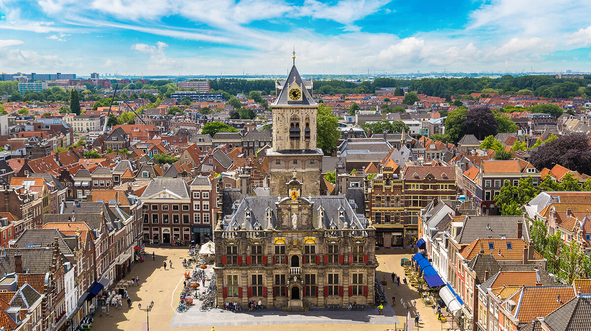 gradić Delft, putovanje u Amstedam