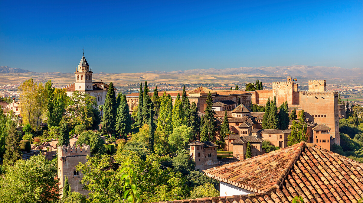 Palač Alhambra, putovanje u Andaluziju
