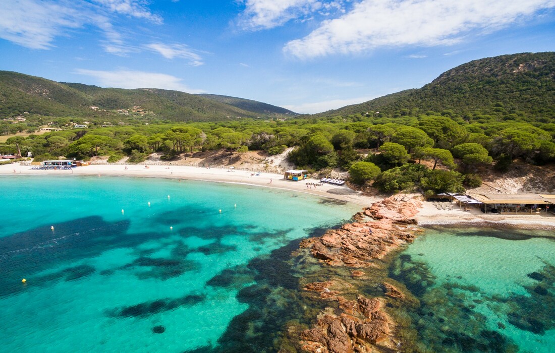 plaže oko Porto Veccio, putovanje Korzika i Sardinija autobusom,garantirani polazak