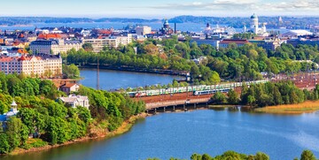 Panorama Helsinkija, putovanje Finska, Skandinavija zrakoplovom, garantirani polazak