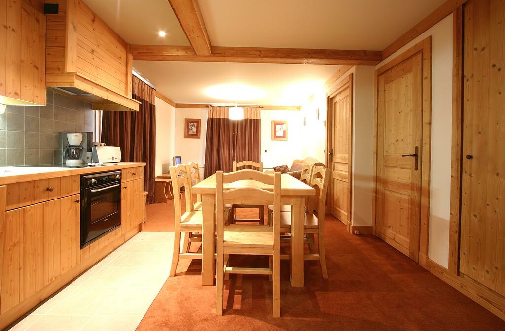 Skijanje u Francuskoj, Les 2 Alpes, Residence Alba, kuhinja