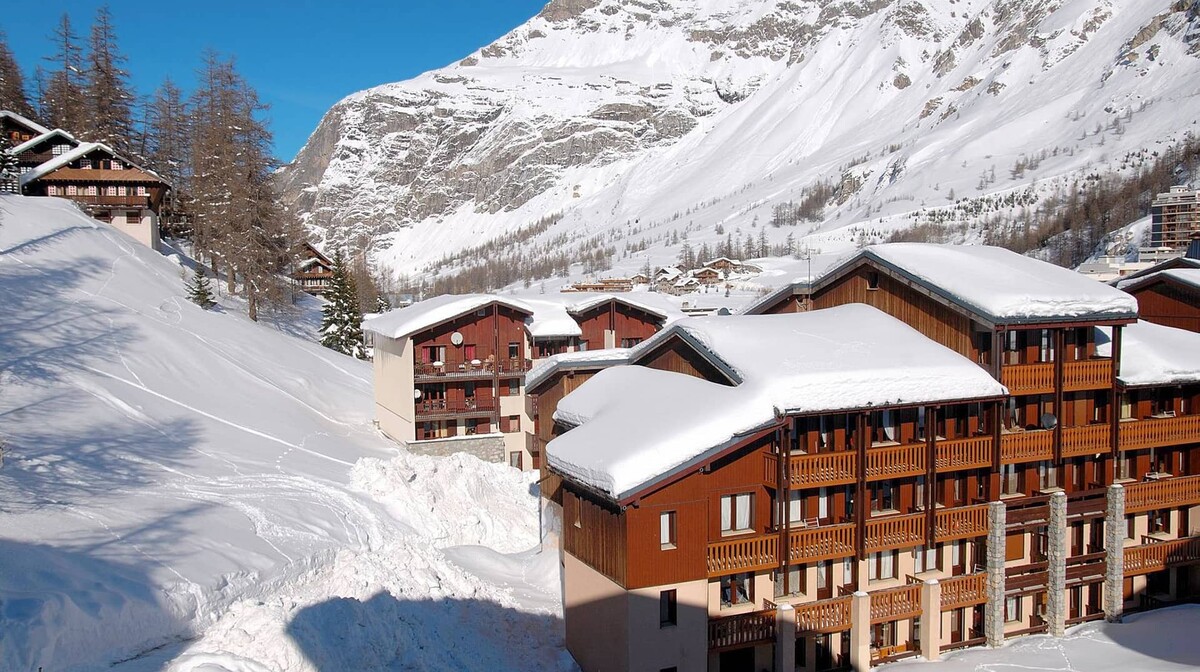 skijanje francuska Val d'Isere, Apartmani na stazi