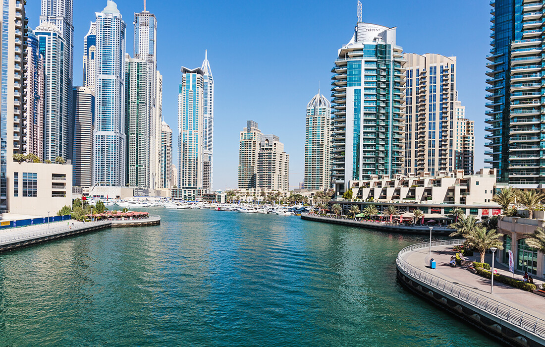 Dubai marina, putovanje u Dubai, garantirani polasci, mondo travel, daleka putovanja