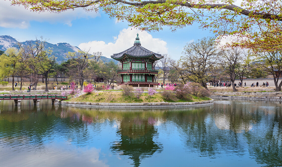 Južna Koreja, Gyeongbokgung Palace, Seoul, South