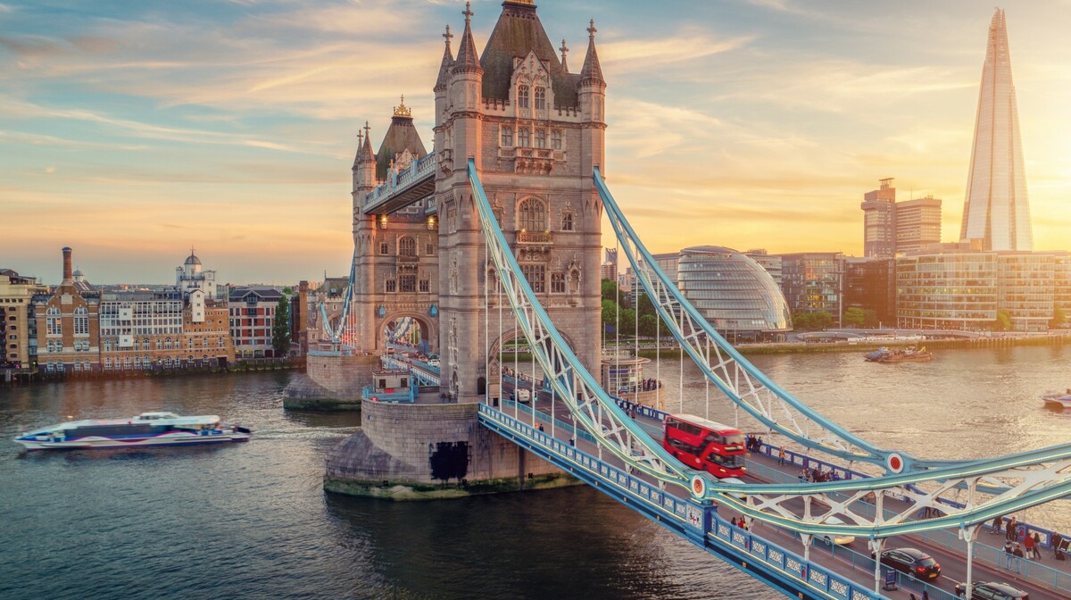 Tower Bridge na putovanju u London
