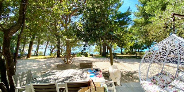 Family Resort Urania, terasa