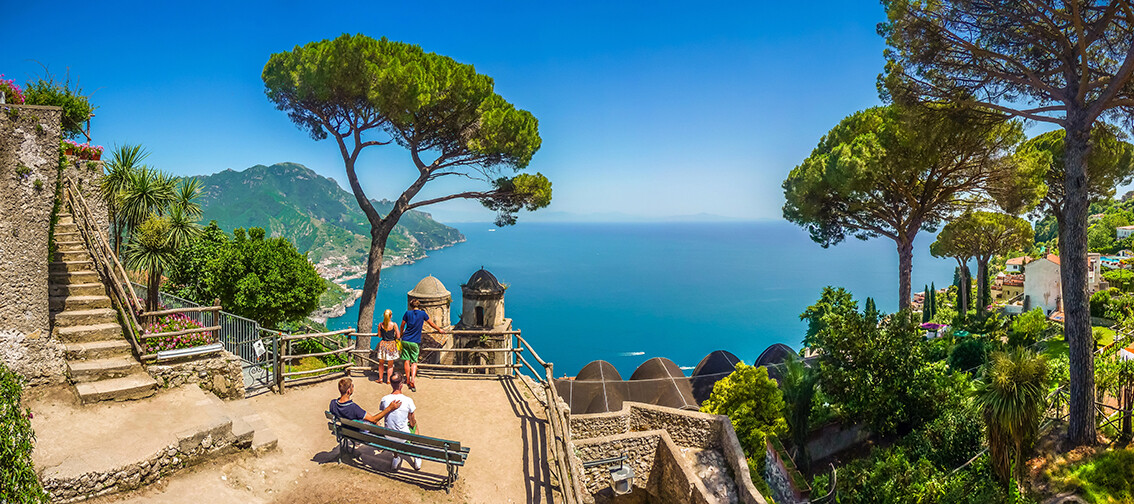 Amalfi Coast, Villa Rufolo gardens in Ravello