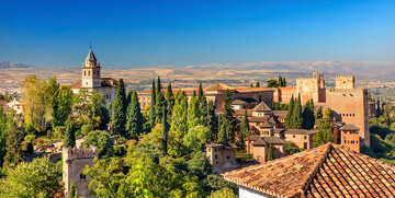 Palač Alhambra, putovanje u Andaluziju