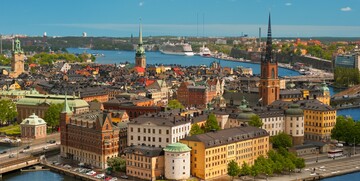 Stockholm, putovanje Prijestolnice Skandinavije, europska putovanje avionom, mondo travel