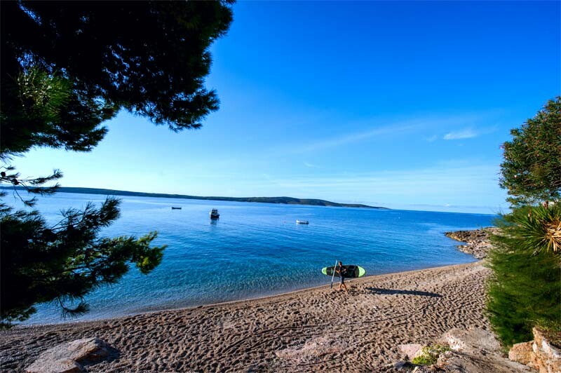 Hvar, Jelsa, Hotel Skalinada, plaža