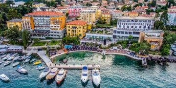 Hrvatska, Grand Hotel 4 opatijska cvijeta, panorama