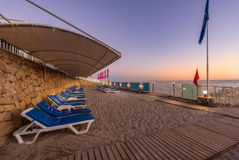 Antalya, Alanya, Hotel White City Beach, plaža