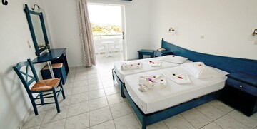 Samos ljetovanje, Mykali, Hotel Zefiros Beach, primjer sobe