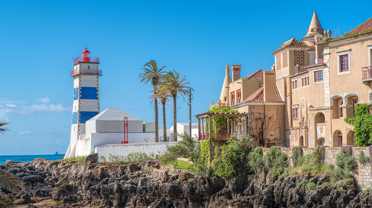 Santa Marta svjetionik u Cacaisu, putovanje u Portugal