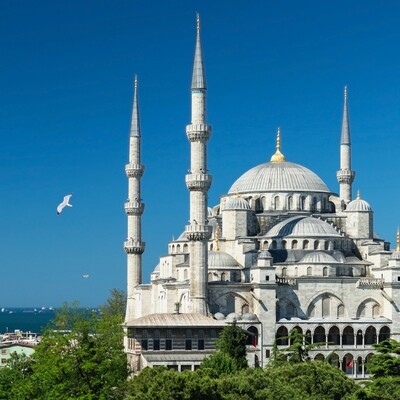 Plava Džamija, putovanje zrakoplovom u Istanbul 
