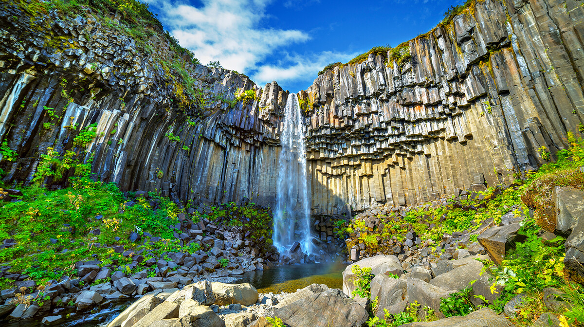 Vodopad na Islandu, putovanje na Island