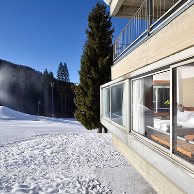 Skijanje u Italiji, skijalište Marilleva, Hotel TH Marilleva, pogled