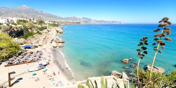 Predivna plaža  na Costa del Sol, putovanje Andaluzija